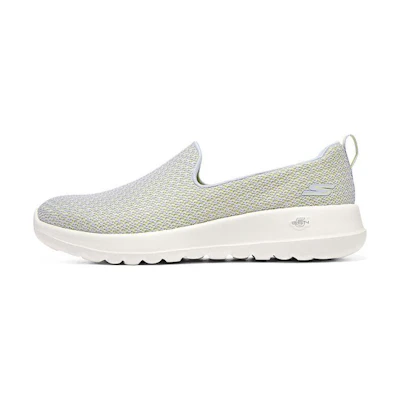 (W) Skechers Go Walk Joy 'Sensational Day - Light Grey Yellow'