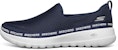 (W) Skechers Go Walk Joy Kasut Slip-on Rendah Biru/Putih 124096-NVW