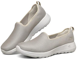 Lookbook Skechers Go Walk Joy 簡約舒適 低幫運動休閒鞋 女款 灰褐色