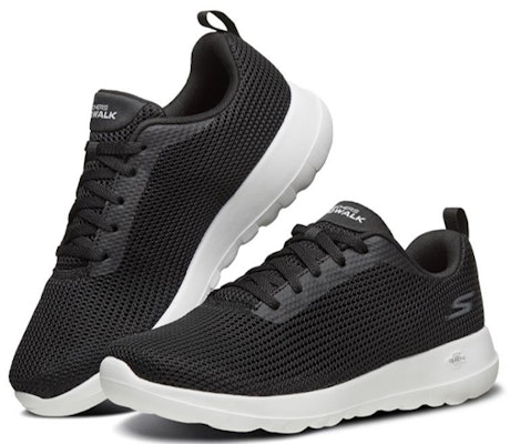 (Women) Skechers Go Walk Joy Black White 15641-BKW Lookbook (Women) Skechers Go Walk Joy Black White 15641-BKW