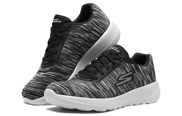Shop (W) Skechers Go Walk Joy Lage Schoen Zwart/Wit 15614-BKGY