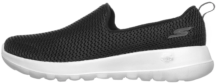 women-skechers-go-walk-joy-black-white-15600-bkw