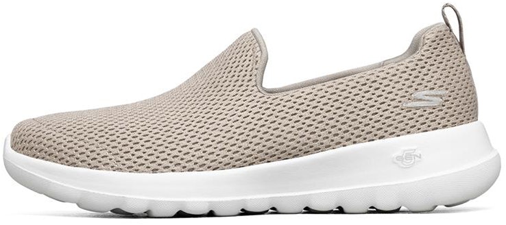 women-skechers-go-walk-joy-low-top-slip-on-shoes-beige-graybrown-gold-124090-tpgd