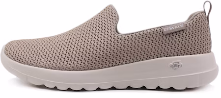 (Women) Skechers Go Walk Joy Low-Top Slip-Ons Grey/Brown 15600-TPE (Women) Skechers Go Walk Joy Low-Top Slip-Ons Grey/Brown 15600-TPE