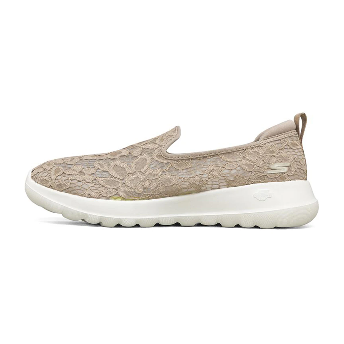 (W) Skechers Go Walk Joy Slip On 'Beige Putih' 896020-TPE