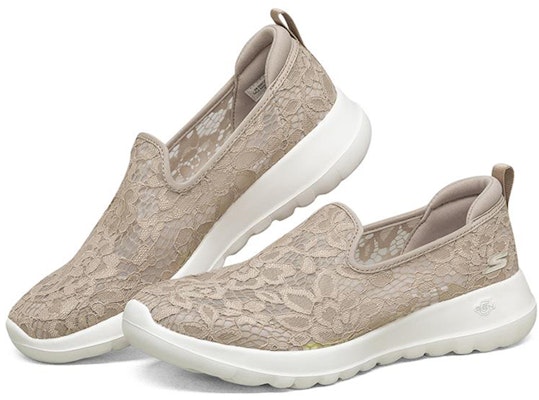 (Women) Skechers Go Walk Joy Slip On 'Beige White' 896020-TPE Lookbook (Women) Skechers Go Walk Joy Slip On 'Beige White' 896020-TPE