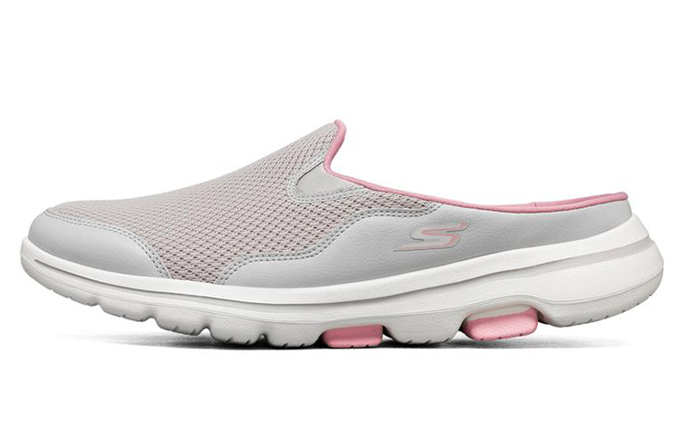 Buy (W) Skechers GO WALK 懒人鞋 '灰红色' 124023-LGPK