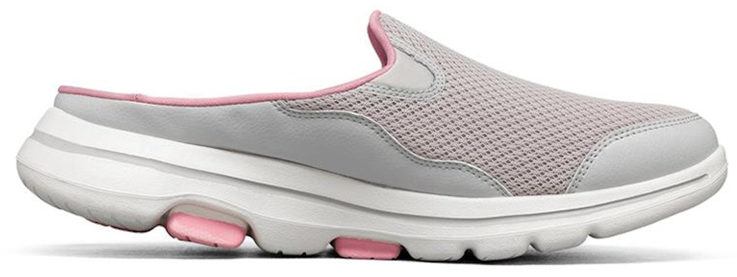 Skechers GO WALK 輕便透氣 低筒運動休閒鞋 女款 淺灰色 Order Skechers GO WALK 輕便透氣 低筒運動休閒鞋 女款 淺灰色