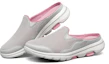 Lookbook (W) Skechers GO WALK Lazy schoenen Prooi ''Grijs Rood'' 124023-LGPK