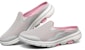(W) Skechers GO WALK Sepatu Santai Prey 'Kelabu Merah' 124023-LGPK
