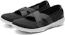 (W) Skechers GO WALK Lite 'Hitam' 15407-BKW