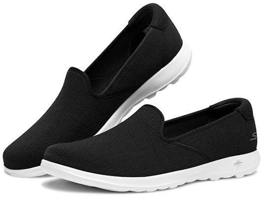(Women) Skechers Go Walk Lite 'Black and White' 15378-BKW Lookbook (Women) Skechers Go Walk Lite 'Black and White' 15378-BKW