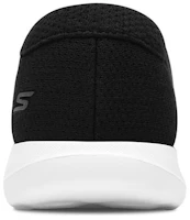 Shop Skechers Go Walk Lite 一腳蹬運動休閒鞋 女款 黑白
