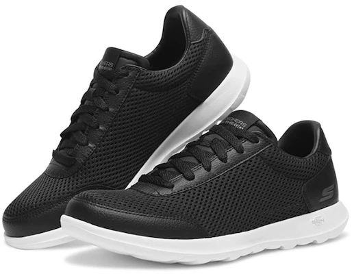 (Women) Skechers Go Walk Lite 'Black Casual' 15462-BKW Lookbook (Women) Skechers Go Walk Lite 'Black Casual' 15462-BKW