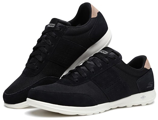(W) Skechers Go Walk Lite 'Hitam Alami' 15464-BKNT Lookbook (W) Skechers Go Walk Lite 'Hitam Alami' 15464-BKNT