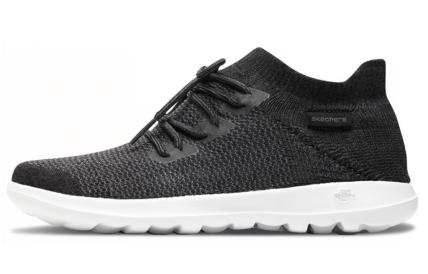 (Women) Skechers Go Walk Lite 'Black White' 15375-BKW