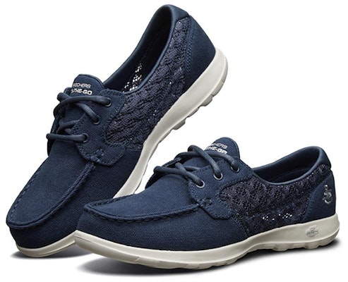 (W) Skechers Go Walk Lite 'Biru' รองเท้าที่แคร์ค์散步轻便 '蓝色' 16421-NVY Lookbook (W) Skechers Go Walk Lite 'Biru' รองเท้าที่แคร์ค์散步轻便 '蓝色' 16421-NVY
