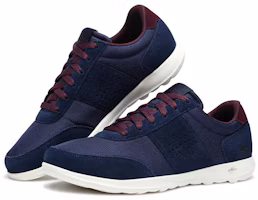 Lookbook Skechers Go Walk Lite 運動休閒鞋 女款 藍紅色