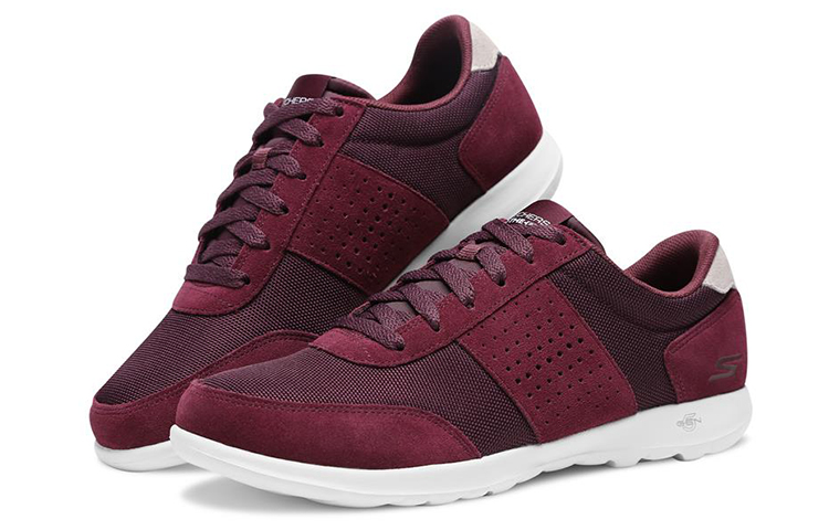 Lookbook (Women) Skechers Go Walk Lite 'Burgundy' 15464-BURG