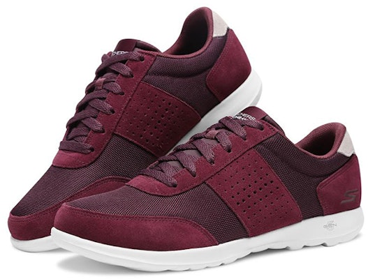 (W) Skechers Go Walk Lite 'Merah Anggur' 15464-BURG Lookbook (W) Skechers Go Walk Lite 'Merah Anggur' 15464-BURG