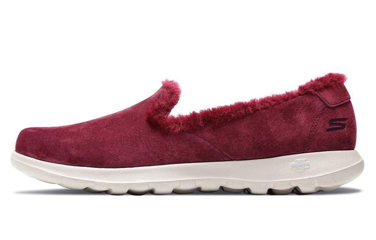 (Women) Skechers Go Walk Lite 'Burgundy Fleece' 15364-BURG