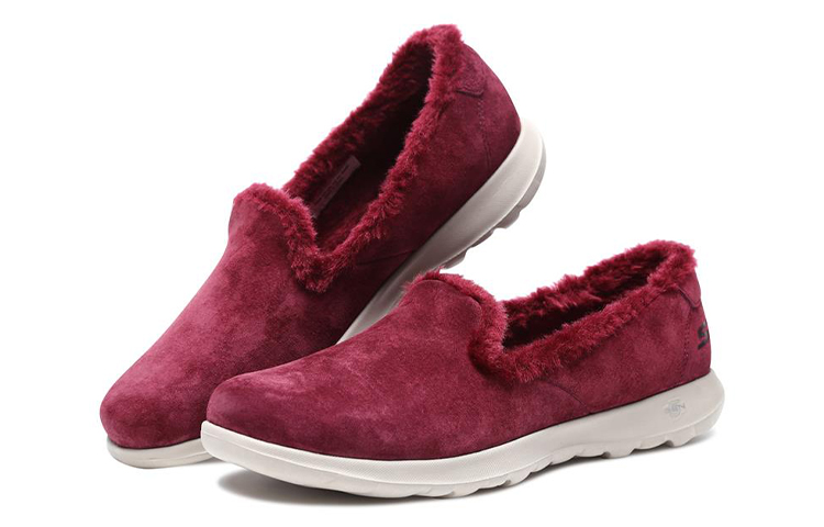 Lookbook (Women) Skechers Go Walk Lite 'Burgundy Fleece' 15364-BURG