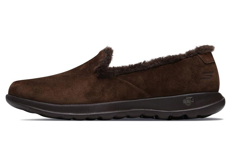 (Women) Skechers Go Walk Lite 'Chocolate Plush Slip-On' 15364-CHOC