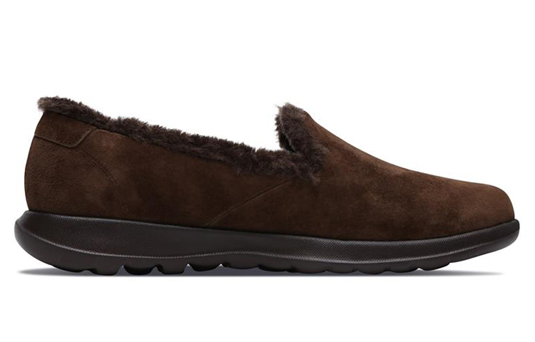 Order (W) Skechers Go Walk Lite 'Coklat Plush Slip-On' 15364-CHOC
