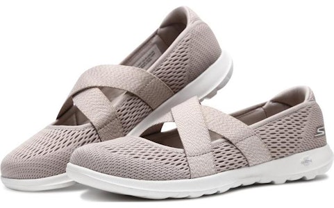 (W) Skechers GO WALK Lite 'Abu-abu Coklat' 15407-TPE Lookbook (W) Skechers GO WALK Lite 'Abu-abu Coklat' 15407-TPE