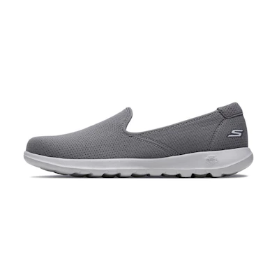 (W) Skechers Go Walk Lite 'Grey Slip-On'