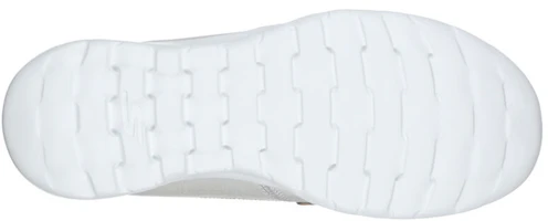 Shop Skechers Go Walk Lite 運動休閒懶人鞋 女款 自然色