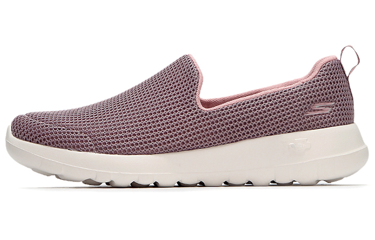 (Women) Skechers GO WALK Loafers Gray/Pink 15637-MVE