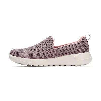 (W) Skechers GO WALK Loafers Gray/Pink
