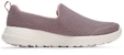 (W) Skechers GO WALK Loafers Kelabu/Merah Jambu 15637-MVE