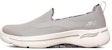 (W) Skechers Go Walk Kasut Loafers Kelabu 124475-GYLV