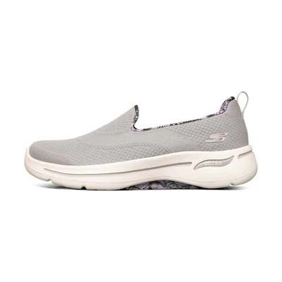 (W) Skechers Go Walk Loafers Grey