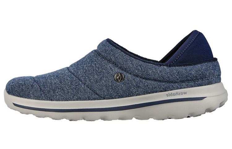 Buy (W) Skechers Go Walk Lounge-At Ease 'Polar Azul Fleece'. 175031-NVY
