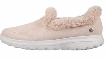 (Women) Skechers Go Walk Lounge-Refresh 'Light Pink Fleece-Lined' 175050-NAT (Women) Skechers Go Walk Lounge-Refresh 'Light Pink Fleece-Lined' 175050-NAT