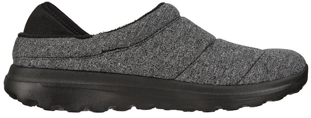 (Women) Skechers Go Walk Lounge 'At Ease Black Grey Fleece' 175031-BKGY Order (Women) Skechers Go Walk Lounge 'At Ease Black Grey Fleece' 175031-BKGY