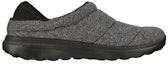 Order (Women) Skechers Go Walk Lounge 'At Ease Black Grey Fleece' 175031-BKGY
