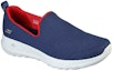 Lookbook (W) Skechers Go Walk Low-Top 'Keselesaan Mudah Biru' 124091-NVRD