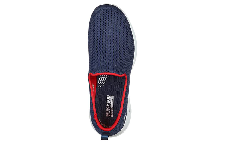 Shop (Women) Skechers Go Walk Low-Top 'Simplified Comfort Blue' 124091-NVRD