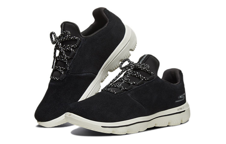 Lookbook (W) Skechers Go Walk Low-Top Schwarz/Weiß 15728-BLK