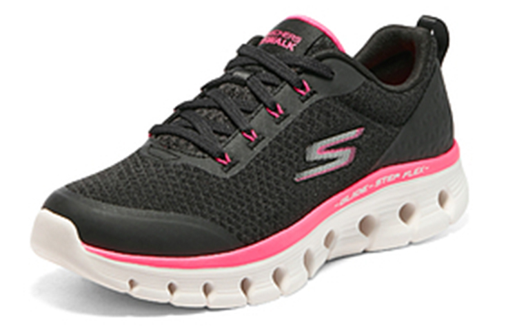 Lookbook (W) Skechers Go Walk Low ''Schwarz Rosa'' 124811-BKHP