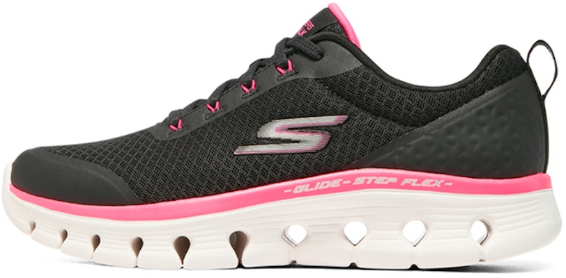 (Women) Skechers Go Walk Low 'Black Pink' 124811-BKHP Buy (Women) Skechers Go Walk Low 'Black Pink' 124811-BKHP