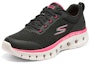 Lookbook (W) Skechers Go Walk Low 'Hitam Merah Jambu' 124811-BKHP