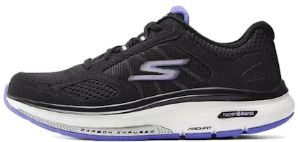 (Women) Skechers GO WALK Low 'Black Purple' 125025-BKLV (Women) Skechers GO WALK Low 'Black Purple' 125025-BKLV