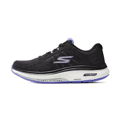 (W) Skechers GO WALK Low 'Black Purple'