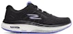 (W) Skechers GO WALK Rendah 'Hitam Ungu' 125025-BKLV