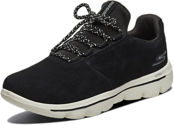 (Women) Skechers Go Walk Low-Top Black/White 15728-BLK Lookbook (Women) Skechers Go Walk Low-Top Black/White 15728-BLK